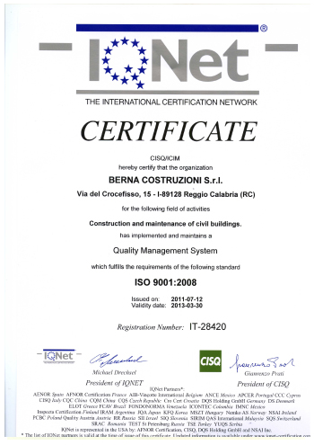 Certificato ISO